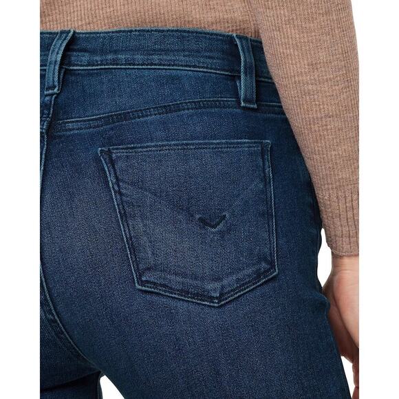 Hudson Barbara Flare Jeans Size 32 Laguna Blue High Rise Stretch Casual Staple - Picture 4 of 14